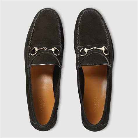 women's gucci suede loafers|gucci horsebit suede loafer.